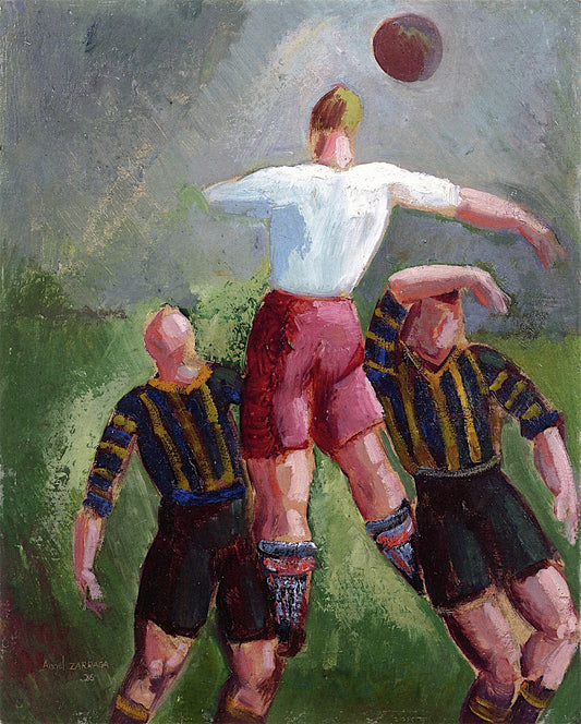 Heading, vintage artwork by Angel Zarraga, 12x8" (A4) Poster