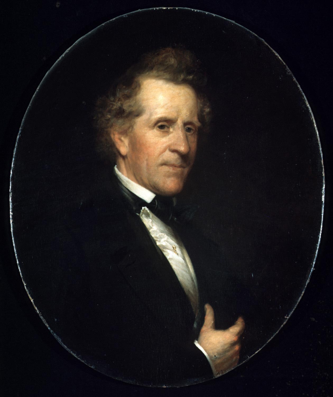 Portrait of Samuel Vaughan, vintage artwork by John Neagle, A3 (16x12") Poster Print