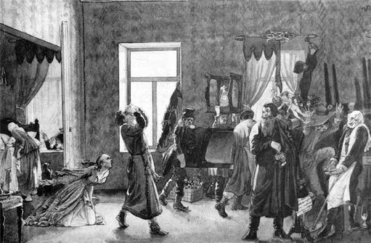 The First Morning of a Deceited Husband, vintage artwork by Pavel Fedotov, A3 (16x12") Poster Print