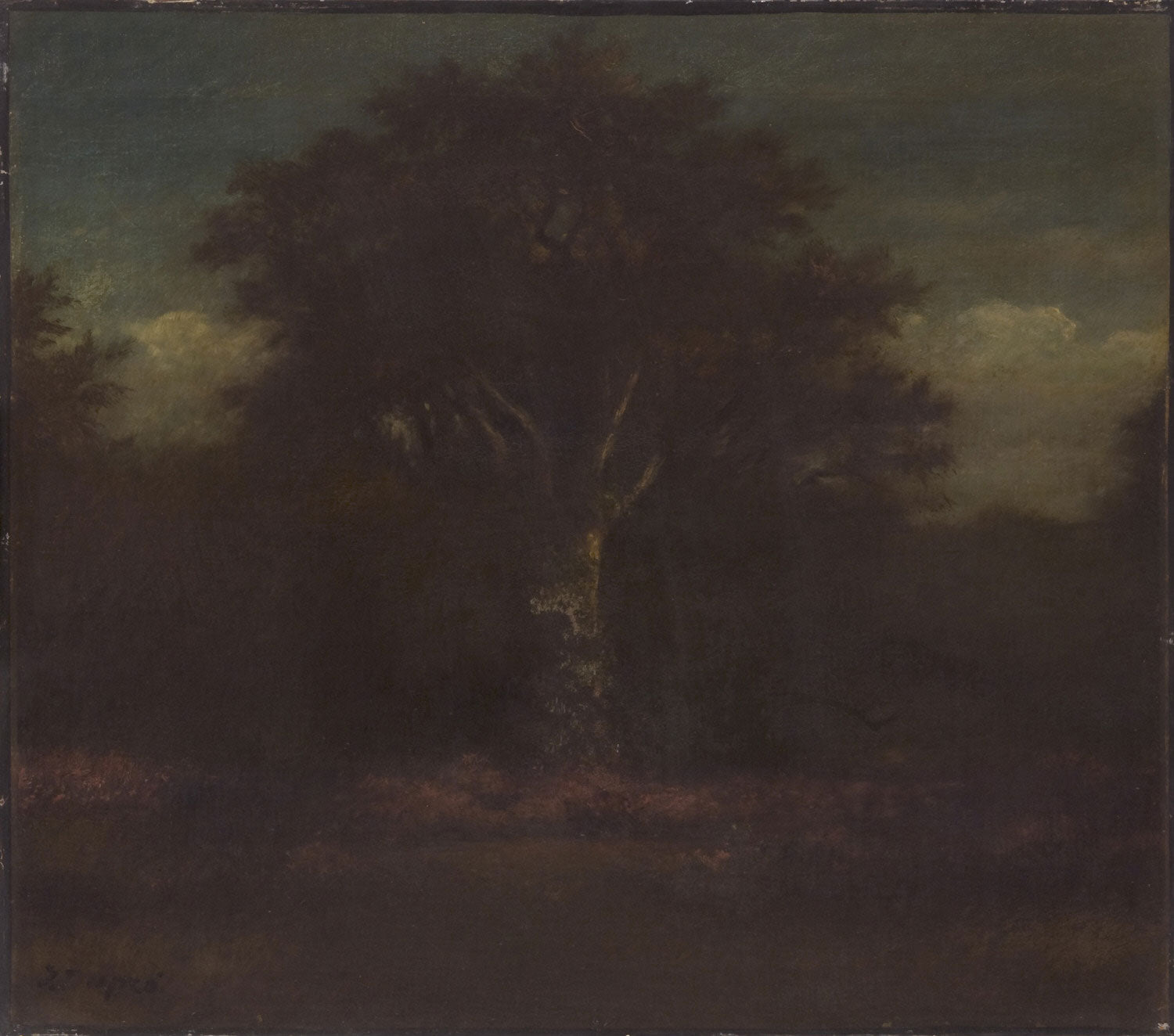 Forest of Compiègne, vintage artwork by Jules Dupre, A3 (16x12") Poster Print