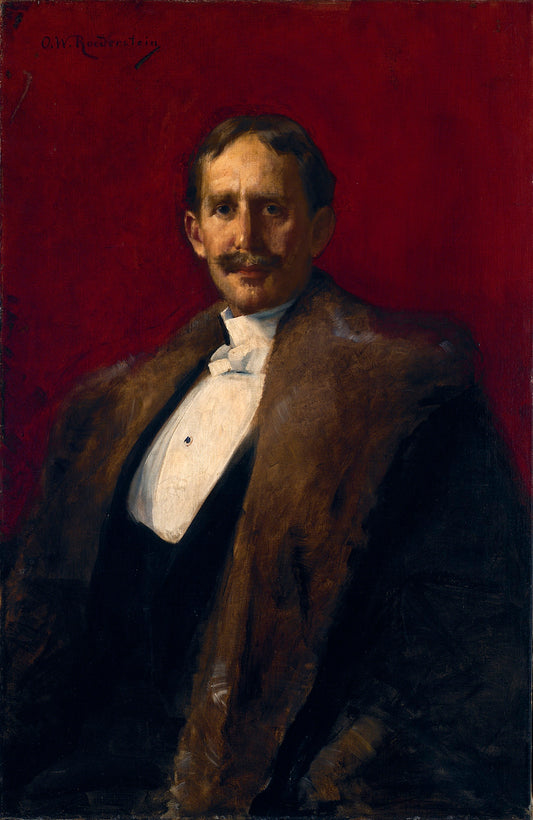Albert Clifford Barney, vintage artwork by Ottillie Wilhelmina Roederstein, 12x8" (A4) Poster
