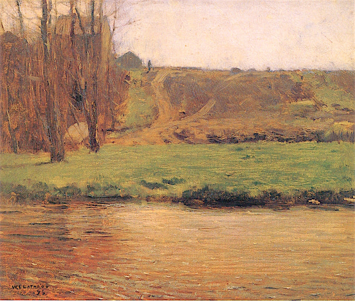 Along the Delaware River by William Langson Lathrop,A3(16x12