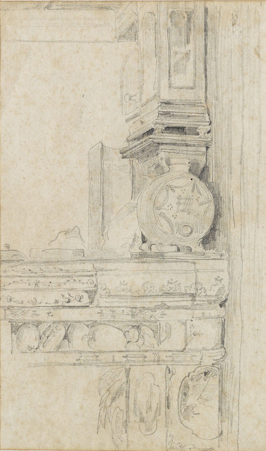 Fireplace, vintage artwork by Albert Anker, 12x8" (A4) Poster