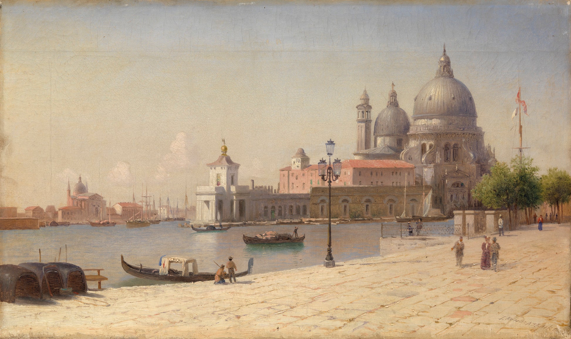 View of Santa Maria della Salute by Gavriil Kondratenko,A3(16x12")Poster