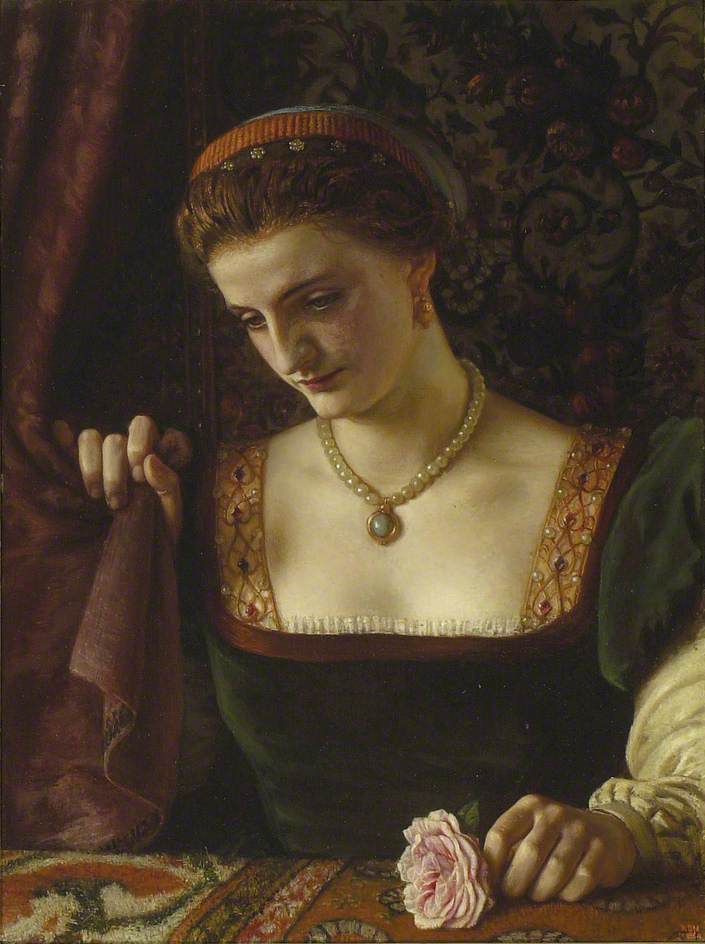 The Knight's Guerdon, vintage artwork by Robert Braithwaite Martineau, 12x8" (A4) Poster