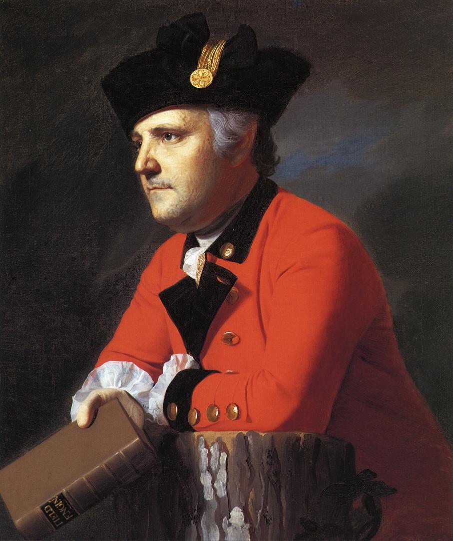 John Montresor, vintage artwork by John Singleton Copley, 12x8" (A4) Poster