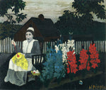 Victory Garden, vintage artwork by Horace Pippin, 12x8" (A4) Poster