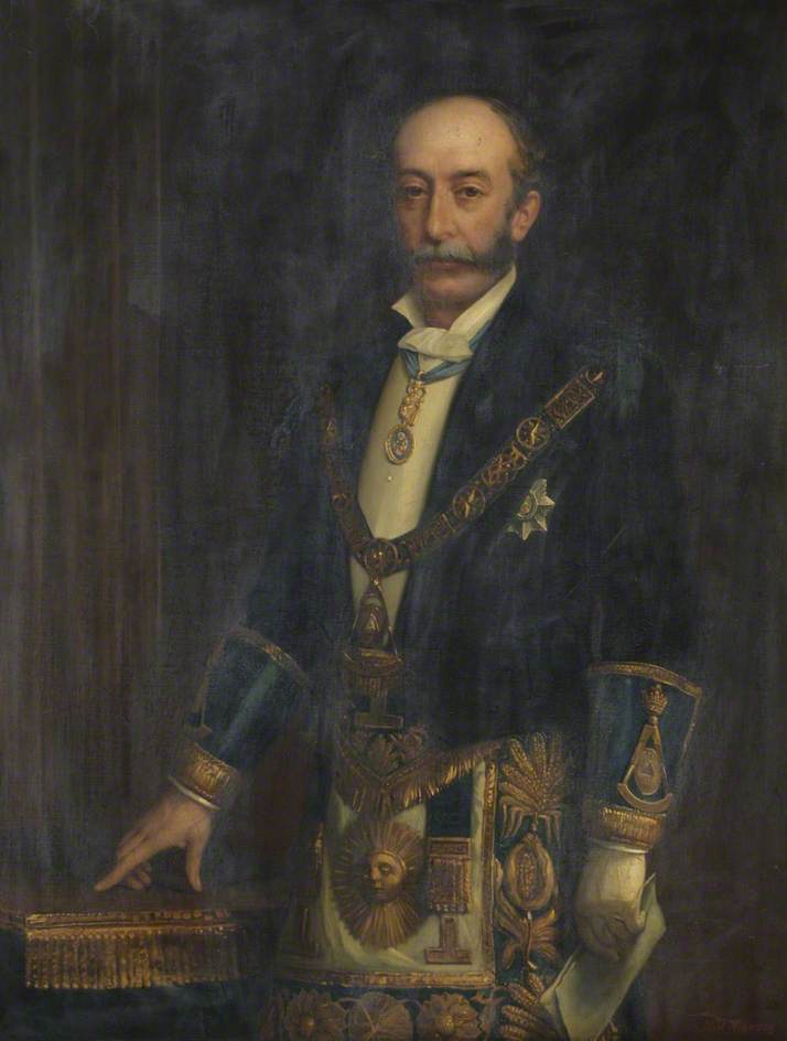 Henry Howard Molyneux, 4th Earl of Carnarvon, vintage artwork by Phillip Richard Morris, 12x8" (A4) Poster