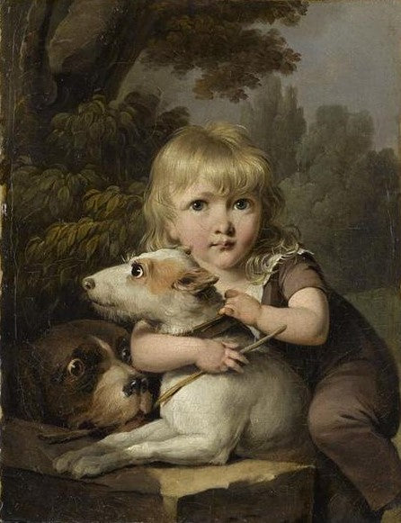 Louis Arnault, vintage artwork by Louis-Leopold Boilly, 12x8" (A4) Poster