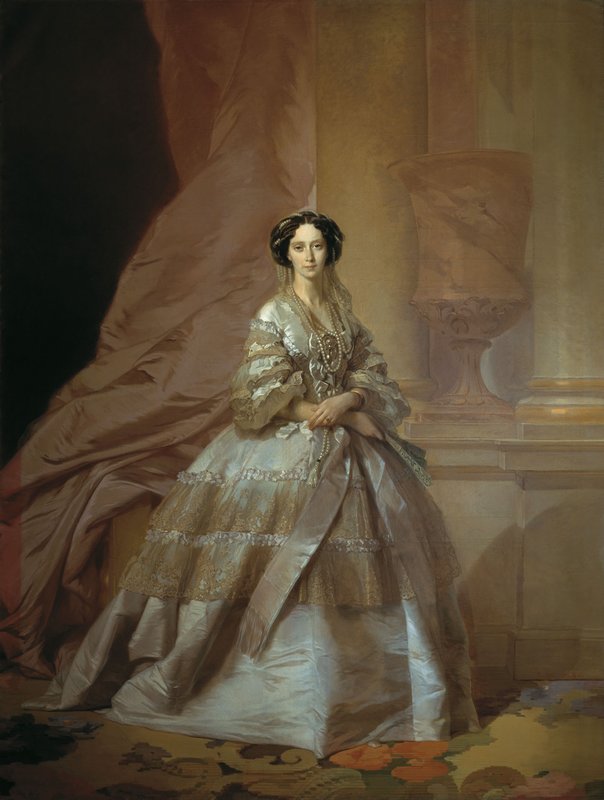 Portrait of Empress Maria Alexandrovna, vintage artwork by Ivan Makarov, 12x8" (A4) Poster