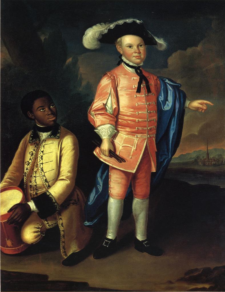 Charles Calvert, vintage artwork by John Hesselius, 12x8" (A4) Poster