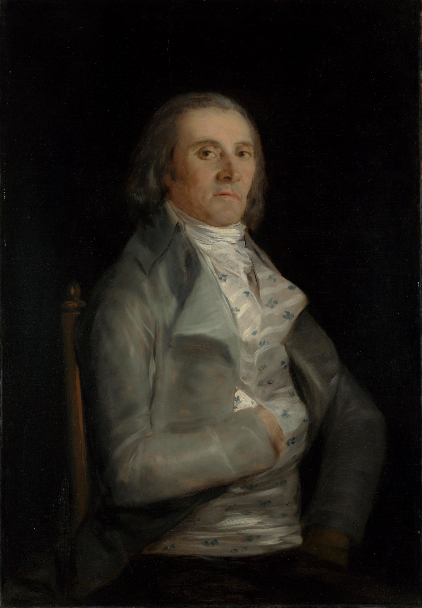 Don Andres del Peral, vintage artwork by Francisco de Goya y Lucientes, 12x8" (A4) Poster