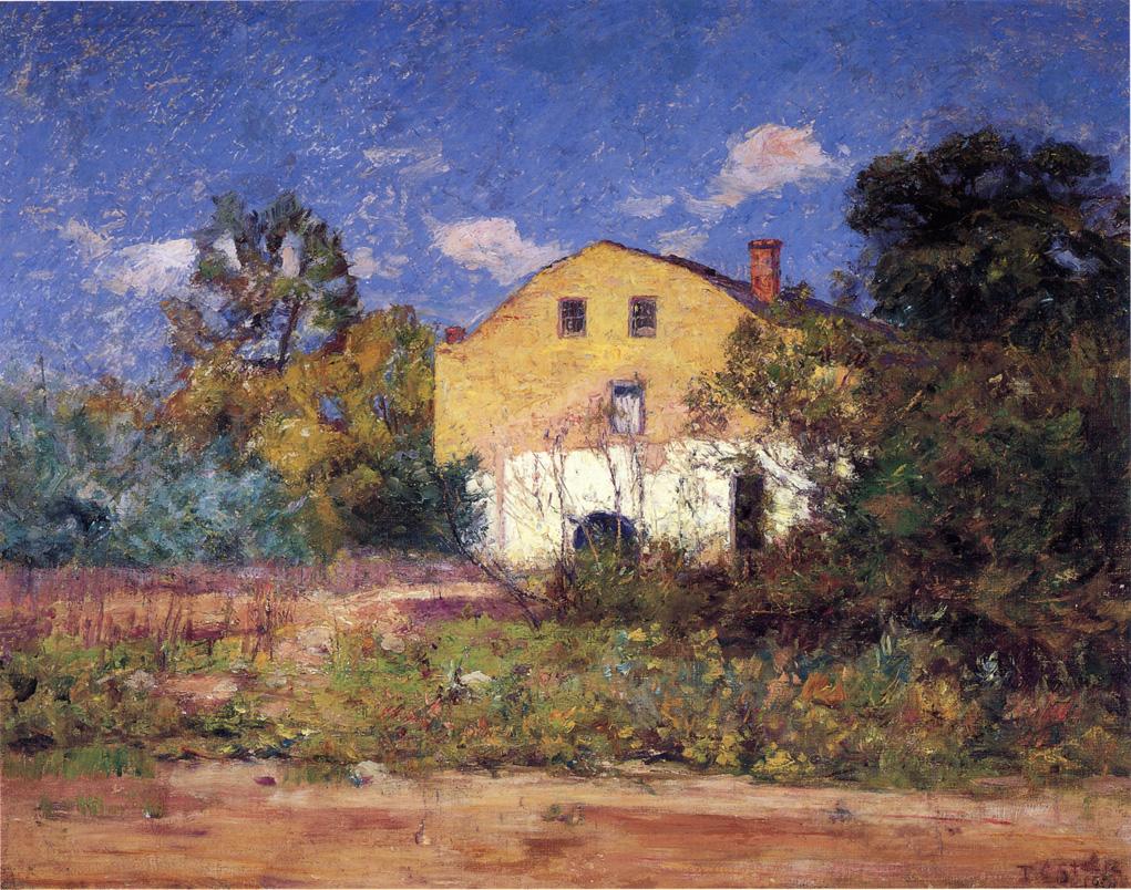 The Grist Mill, vintage artwork by Theodore Clement Steele, 12x8" (A4) Poster