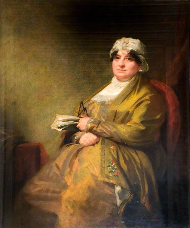 Mrs Hobson of Markfield, vintage artwork by Sir Henry Raeburn, R.A., P.R.S.A., 12x8" (A4) Poster