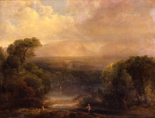 Landscape [near London], vintage artwork by Thomas Doughty, A3 (16x12") Poster Print