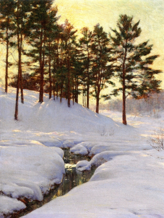 Sun Behind the Pines by Walter Launt Palmer,A3(16x12")Poster