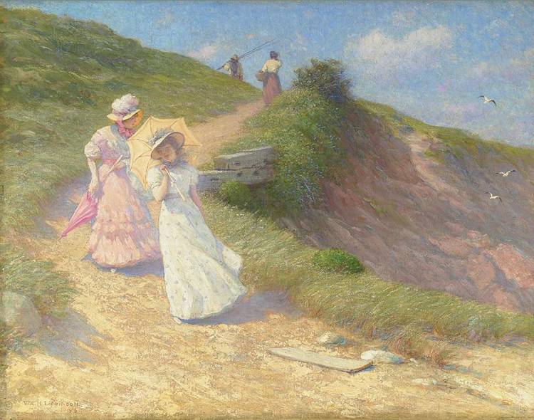 The Marginal Way, vintage artwork by William Henry Lippincott, 12x8" (A4) Poster