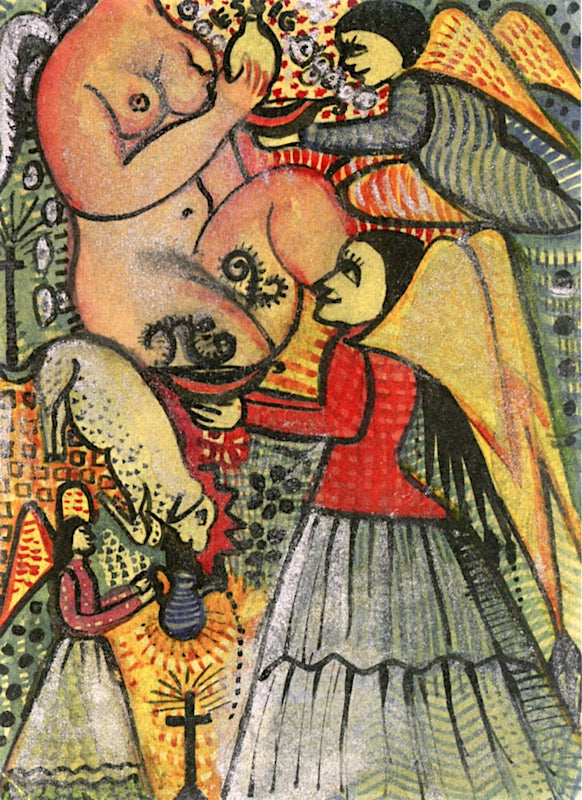 Second Double-Breasted Card, vintage artwork by Anita Ree, 12x8" (A4) Poster