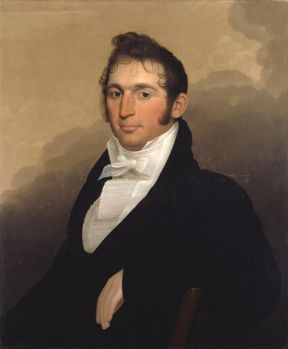 Portrait of Eugene Higgins, vintage artwork by Cephas Thompson, 12x8" (A4) Poster