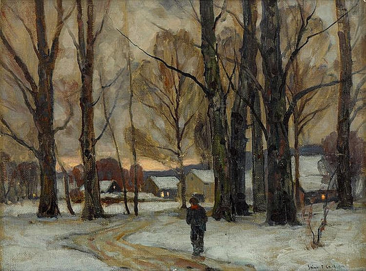 Quiet Evening by John F. Carlson,16x12(A3) Poster