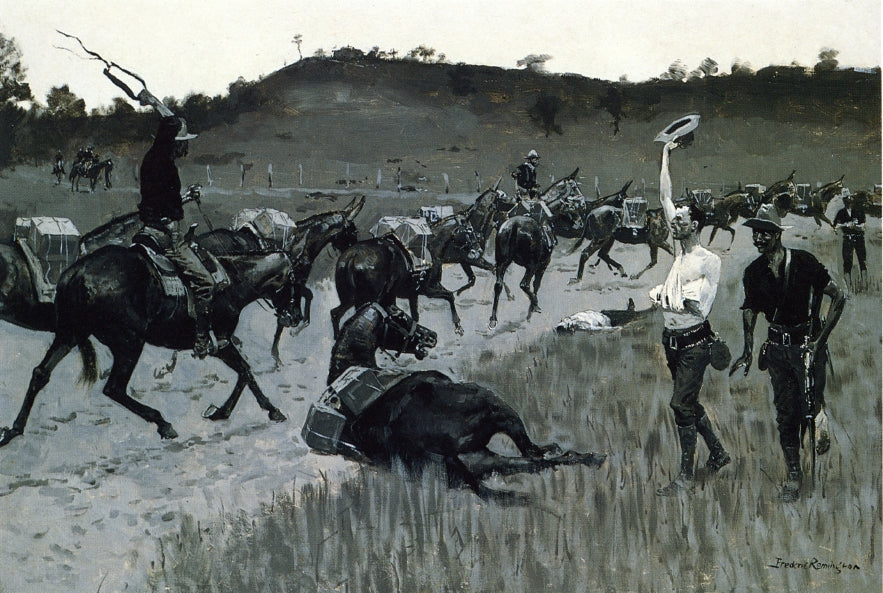 Battle of San Juan by Frederic Remington,A3(16x12")Poster