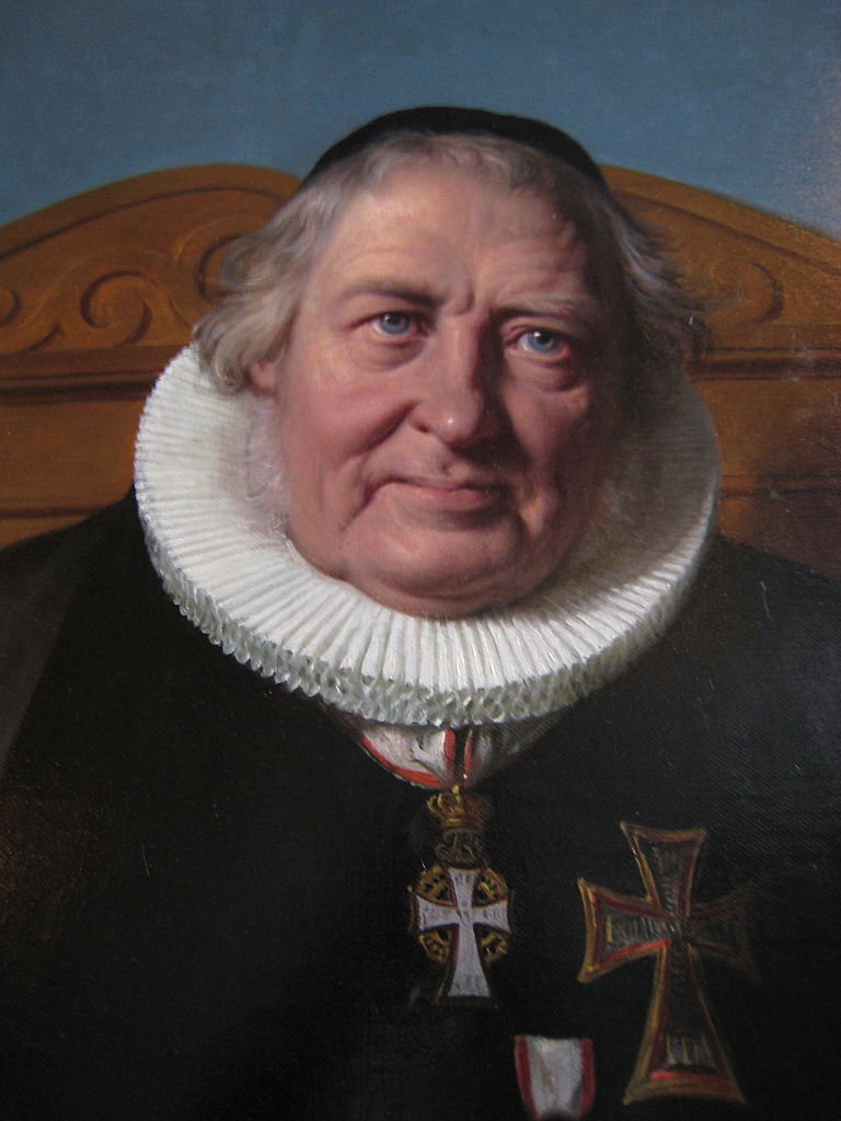 Eggert Christopher Tryde, Provost of Copenhagen, vintage artwork by Wilhelm Marstrand, A3 (16x12") Poster Print