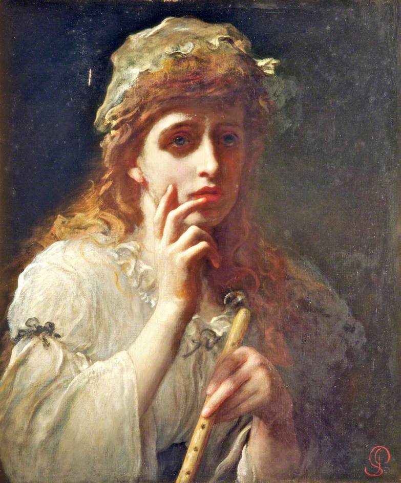 Sterne's Maria, vintage artwork by James Sant, R.A., A3 (16x12") Poster Print