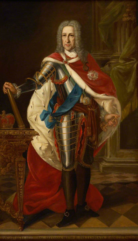 Prince James Francis Edward Stewart, vintage artwork by Placido Costanzi, 12x8" (A4) Poster