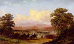 Opening of the Battle of Gettysburg and Death of General Reynolds, vintage artwork by Xanthus Russell Smith, 12x8" (A4) Poster