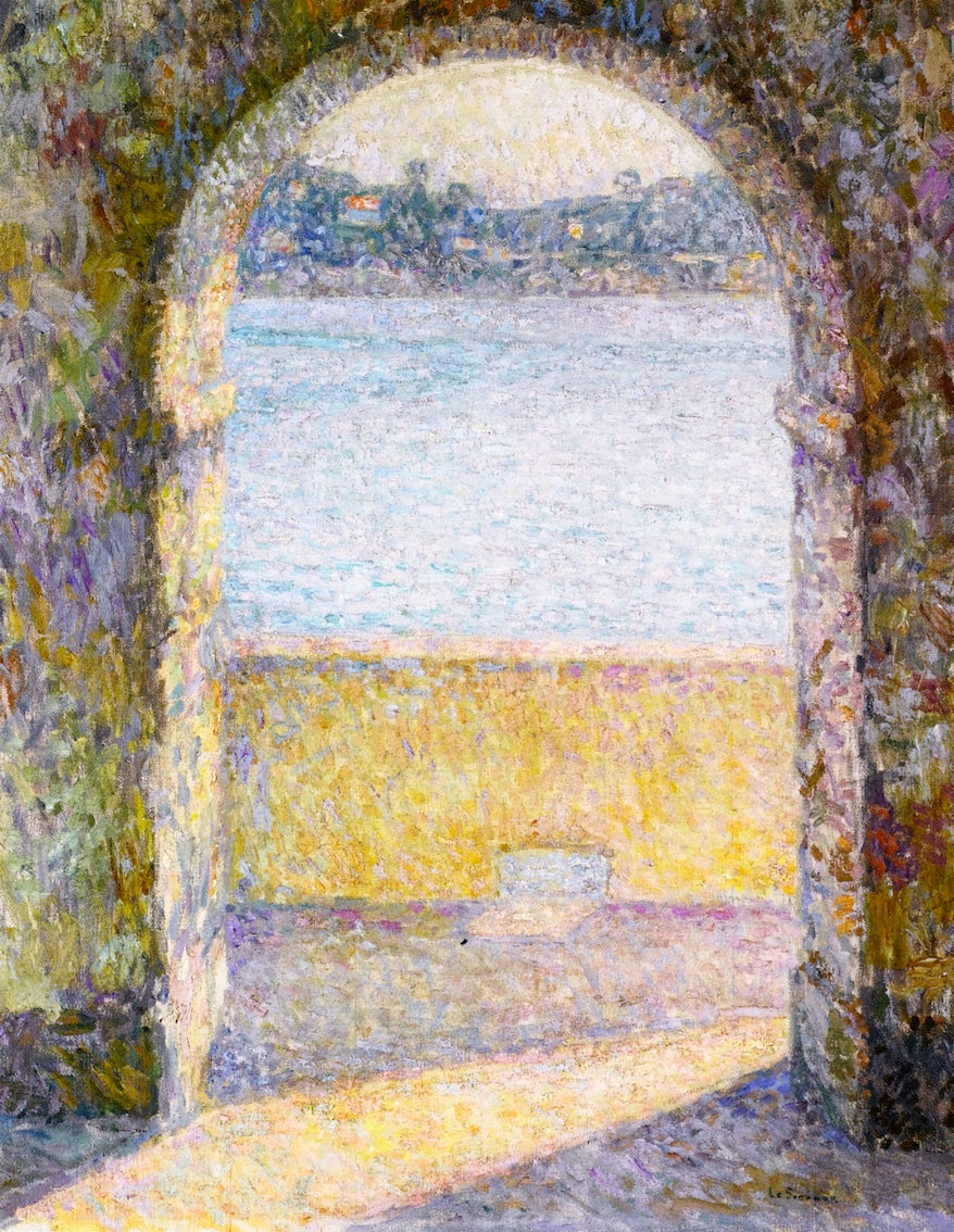 Door on the Sea, Villefranche-sur-Mer by Henri Le Sidaner,A3(16x12")Poster