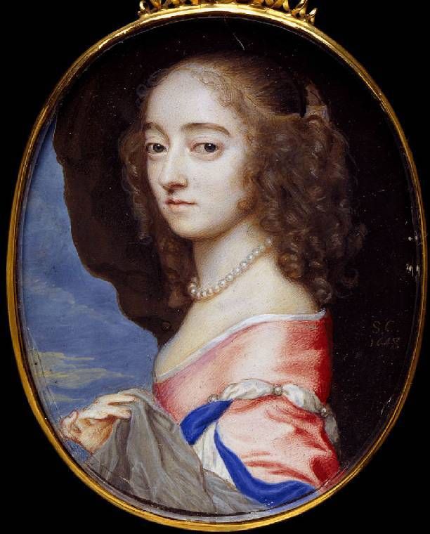 Mrs Elizabeth Leigh, vintage artwork by Samuel Cooper, 12x8" (A4) Poster