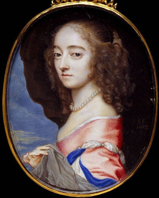 Mrs Elizabeth Leigh, vintage artwork by Samuel Cooper, 12x8" (A4) Poster
