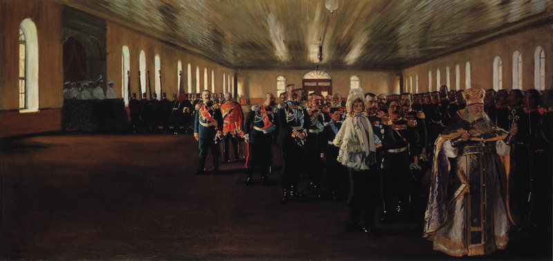 arade of the Guards Regiment by Boris Mikhailovich Kustodiev,16x12(A3) Poster