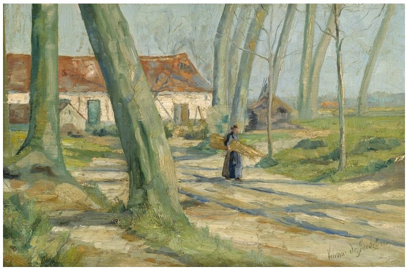 Landscape in Lisseweghe by Valerius de Saedeleer,A3(16x12")Poster