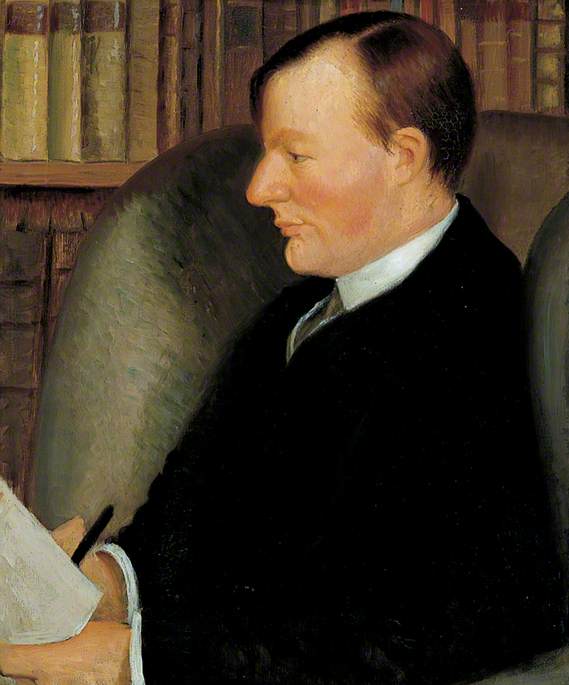 Thomas Edmund Harvey by Mark Gertler,16x12(A3) Poster