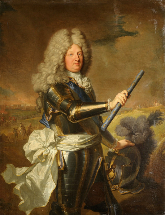 The Grand Dauphin, vintage artwork by Hyacinthe Rigaud, 12x8" (A4) Poster