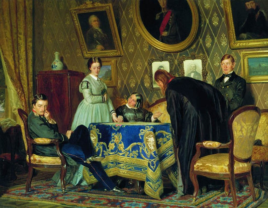 The Ward, vintage artwork by Nikolai Vasilevich Nevrev, 12x8" (A4) Poster