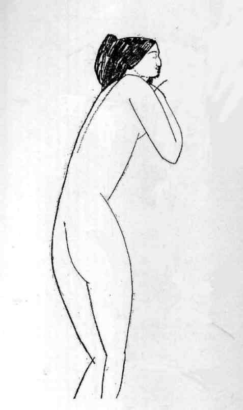 Anna Akhmatova by Amedeo Modigliani,16x12(A3) Poster
