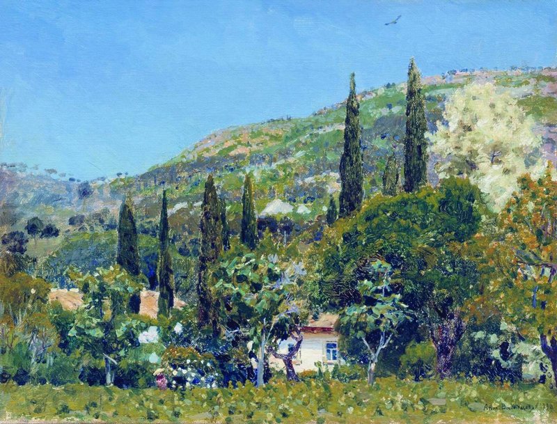 Crimean Landscape by Apollinari Vasnetsov,A3(16x12")Poster