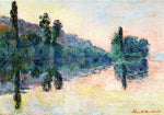 Banks of the Seine, near Vernon, vintage artwork by Blanche Hoschede-Monet, 12x8" (A4) Poster