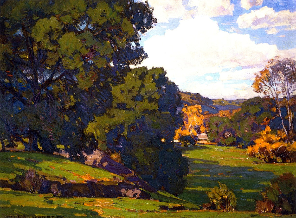 Along the River Bed by William Wendt,A3(16x12")Poster