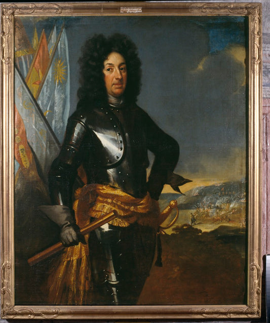 Count Adam Ludvig Lewenhaupt, vintage artwork by David von Krafft, 12x8" (A4) Poster