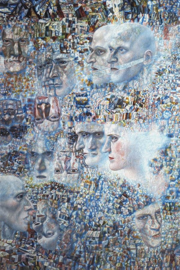 The Shostakovich Symphony by Pavel Filonov,16x12(A3) Poster