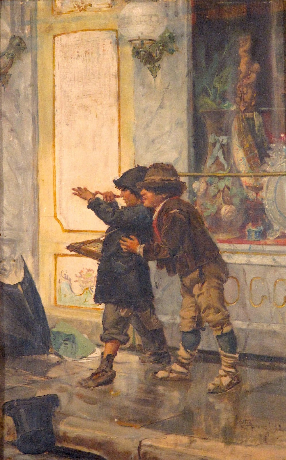 The Mockery, vintage artwork by Juan Luna y Novicio, 12x8" (A4) Poster