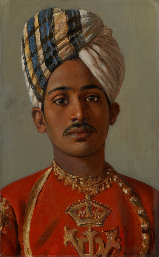 Ghulam Mustafa, vintage artwork by Rudolph Swoboda, A3 (16x12") Poster Print