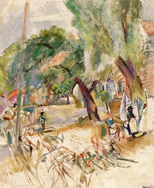 Cuban Figures by Jules Pascin,16x12(A3) Poster
