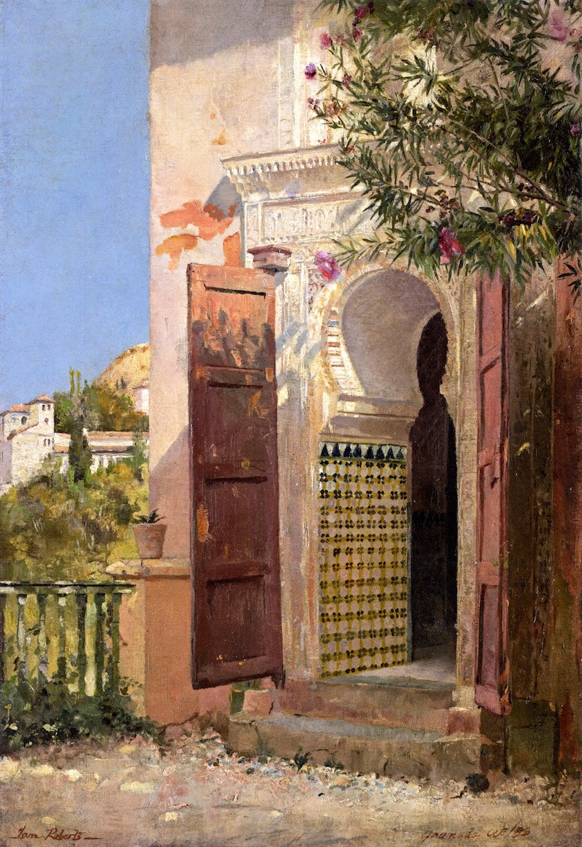A Moorish Doorway by Tom Roberts,A3(16x12")Poster