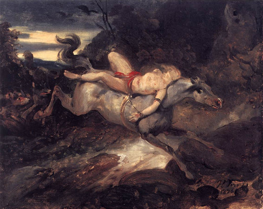 Mazeppa, vintage artwork by Horace Vernet, A3 (16x12") Poster Print