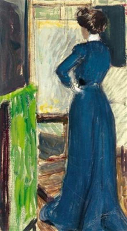 Marthe Kurzweil, vintage artwork by Max Kurzweil, 12x8" (A4) Poster