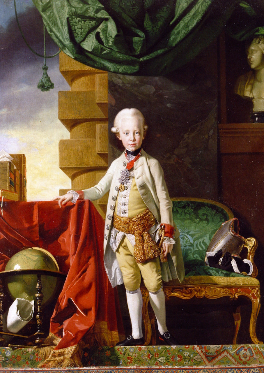 The Archduke Francis, vintage artwork by Johann Zoffany, 12x8" (A4) Poster
